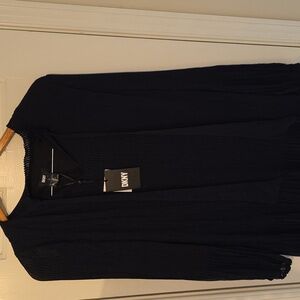 DKNY Deep Navy Elegant Dress